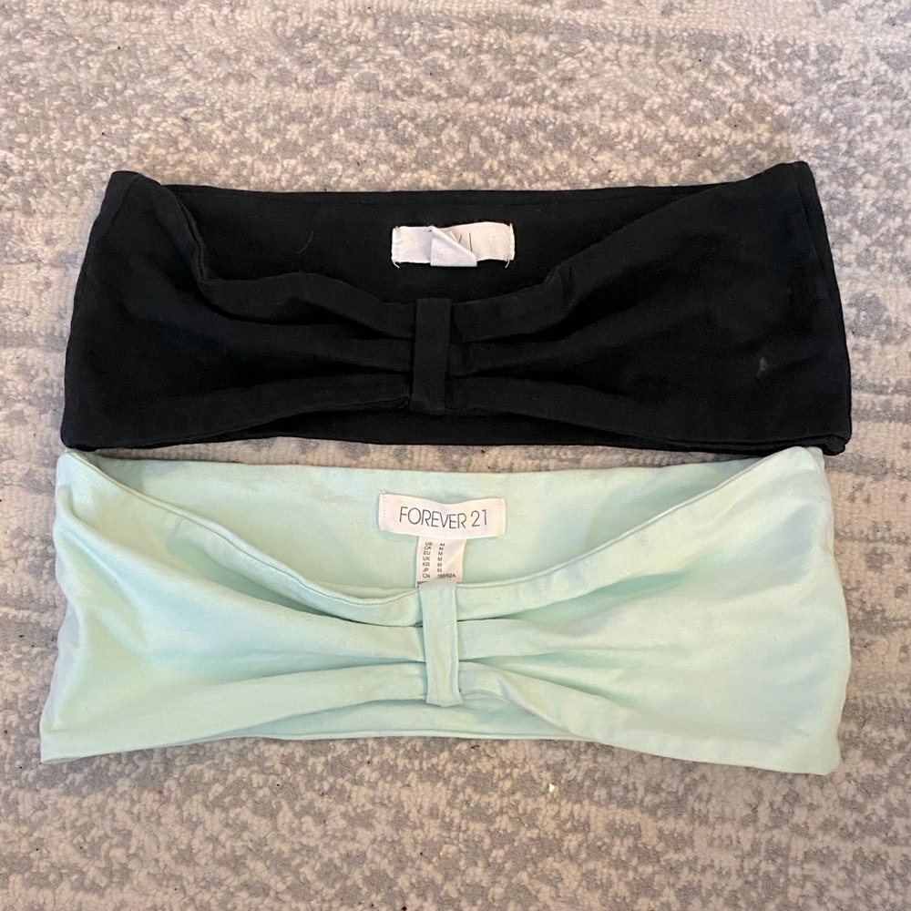 Forever 21 bandeau bras size medium